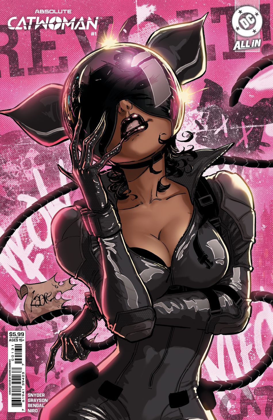 Absolute Catwoman #1 (Of 6)(Cover C Kaare Andrews Card Stock Variant) (find on eBay)
