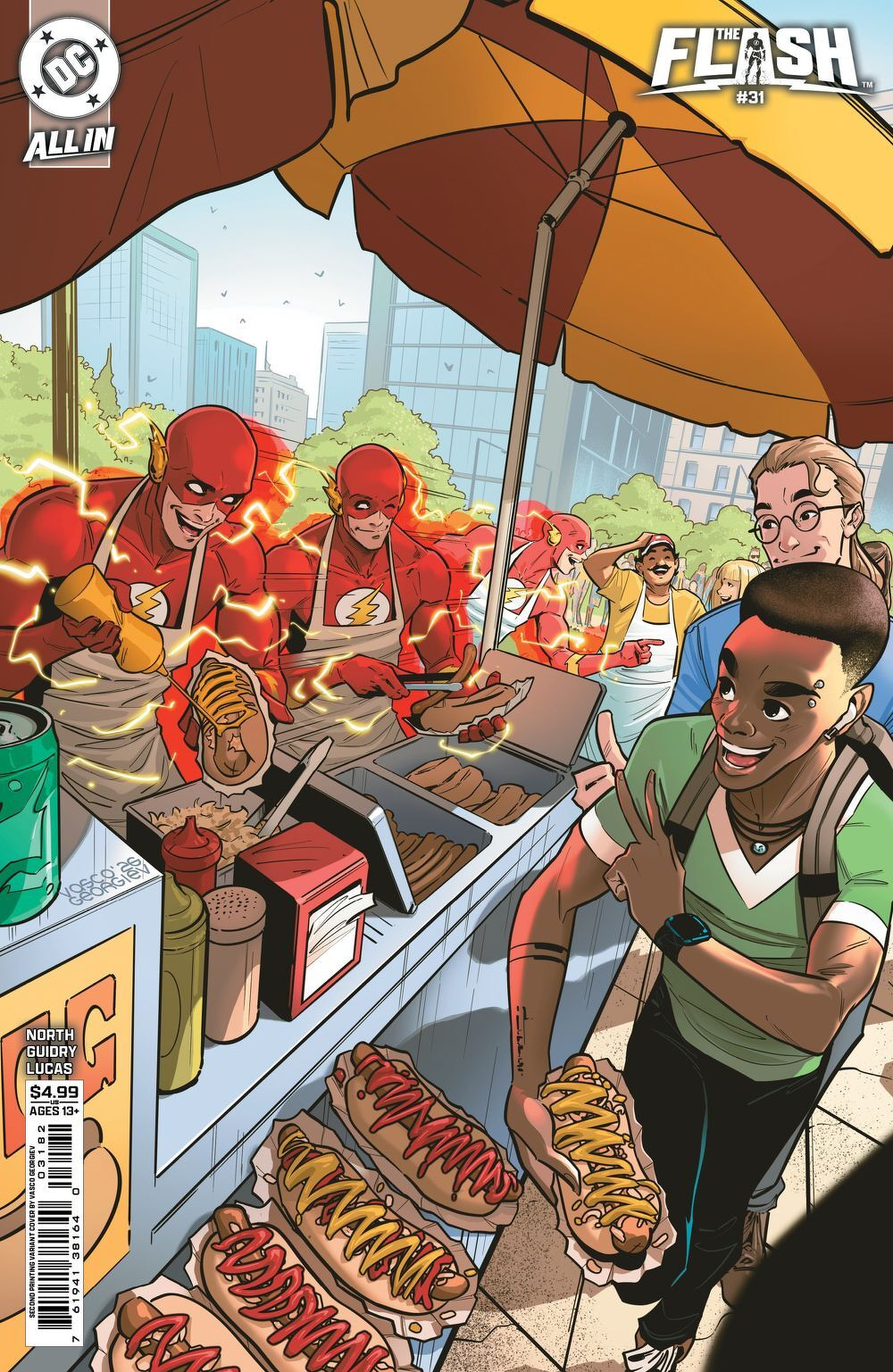 Flash #31 (2nd Printing Cover B Vasco Georgiev Card Stock Variant)