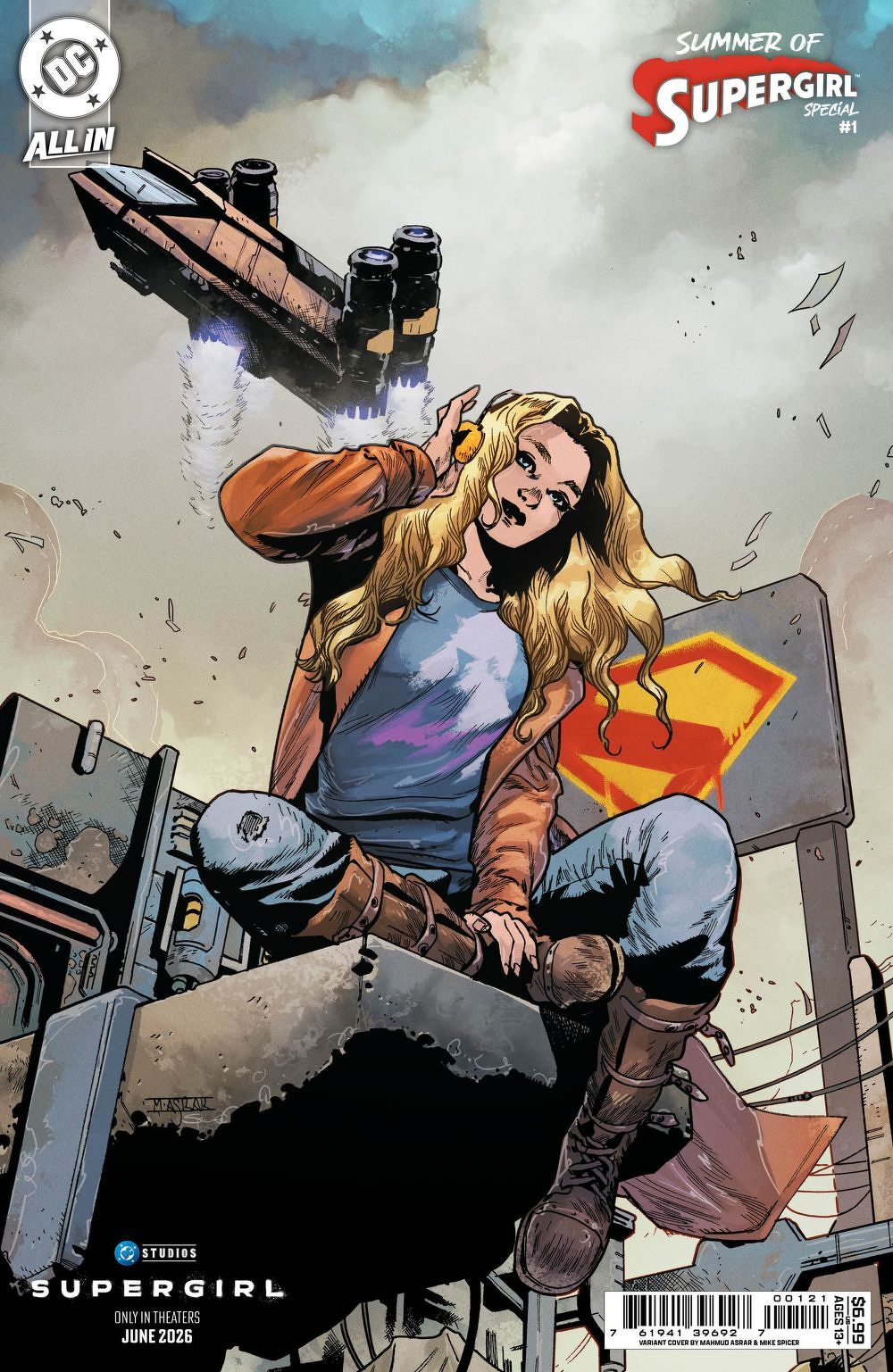 Summer Of Supergirl Special #1 (One Shot)(Cover D Mahmud Asrar Supergirl Movie Card Stock Variant)
