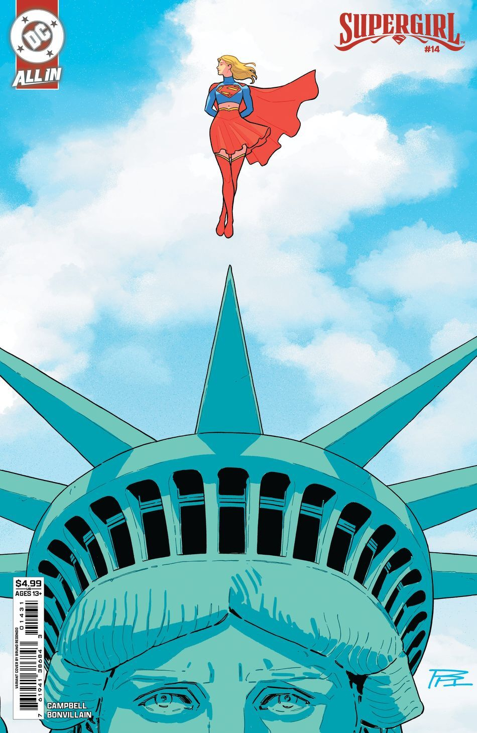 Supergirl #14 (Cover C Bruno Redondo Card Stock Variant)(The Reign Of The Superboys)