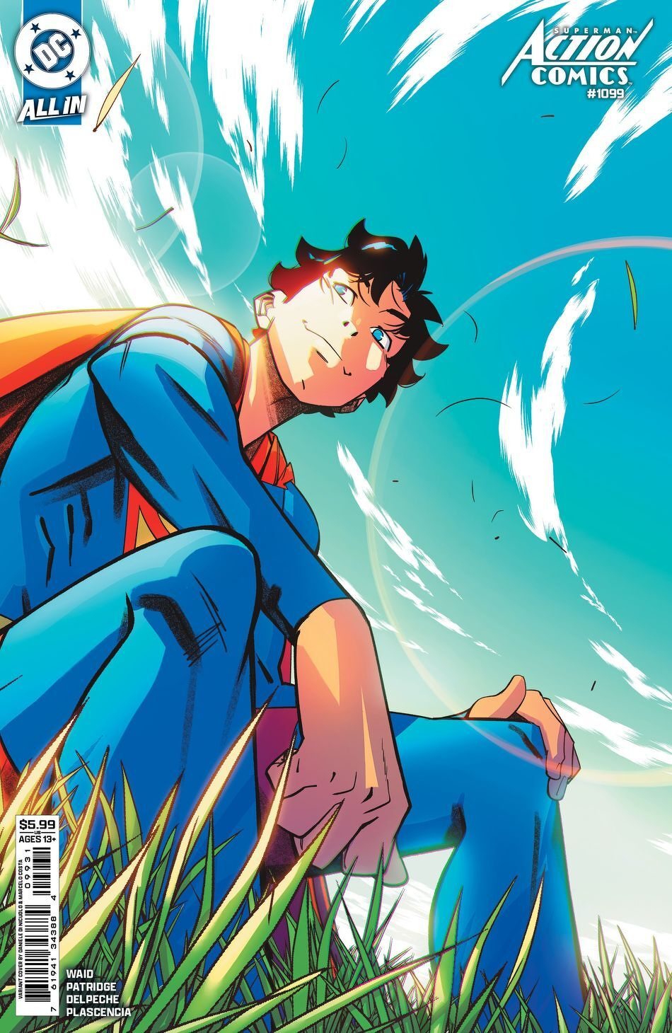 Action Comics #1099 (Cover C Daniele Di Nicuolo Card Stock Variant)(The Reign Of The Superboys)