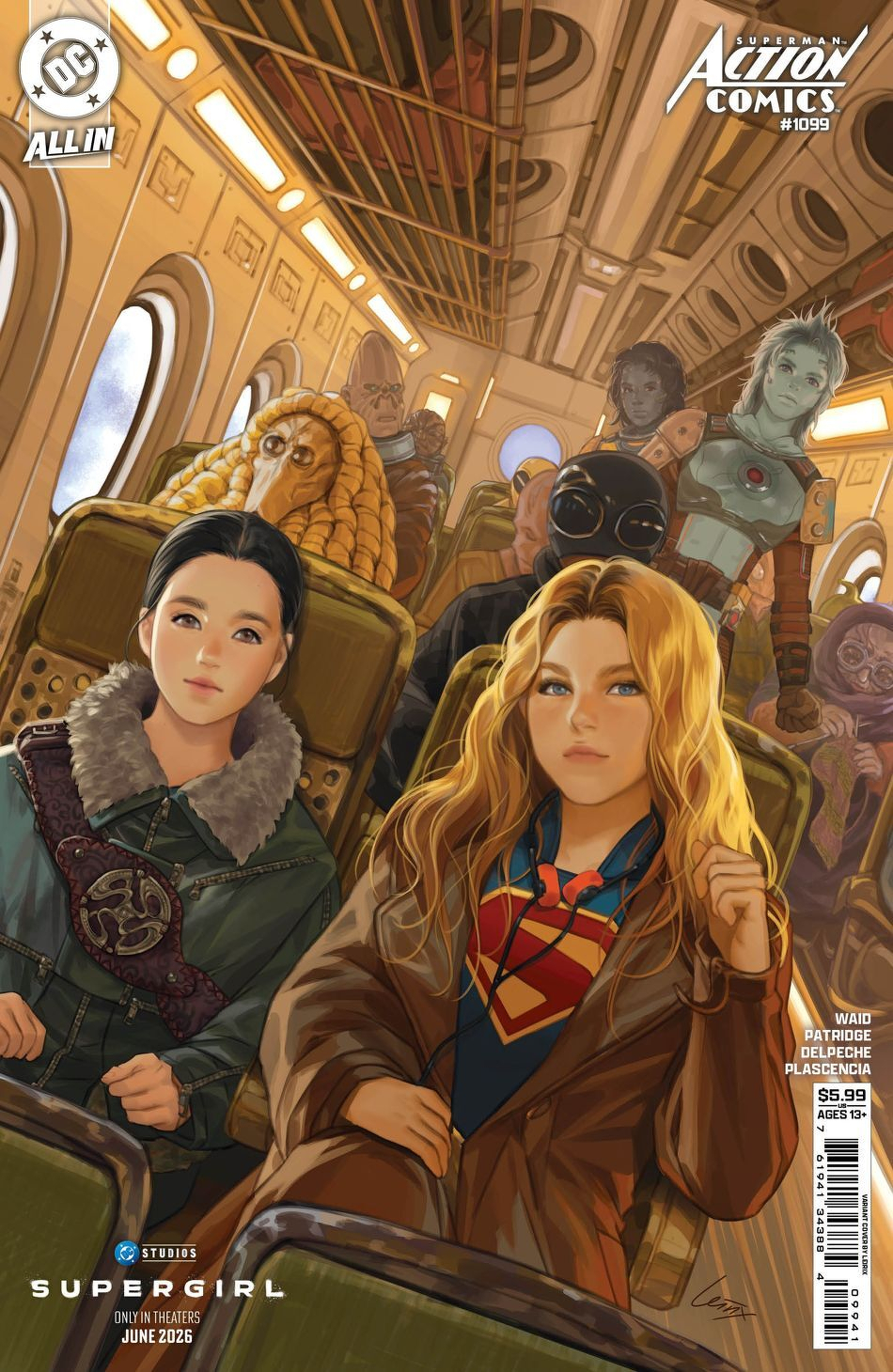 Action Comics #1099 (Cover D Lesley Leirix Li Supergirl Movie Card Stock Variant)(The Reign Of The Superboys)