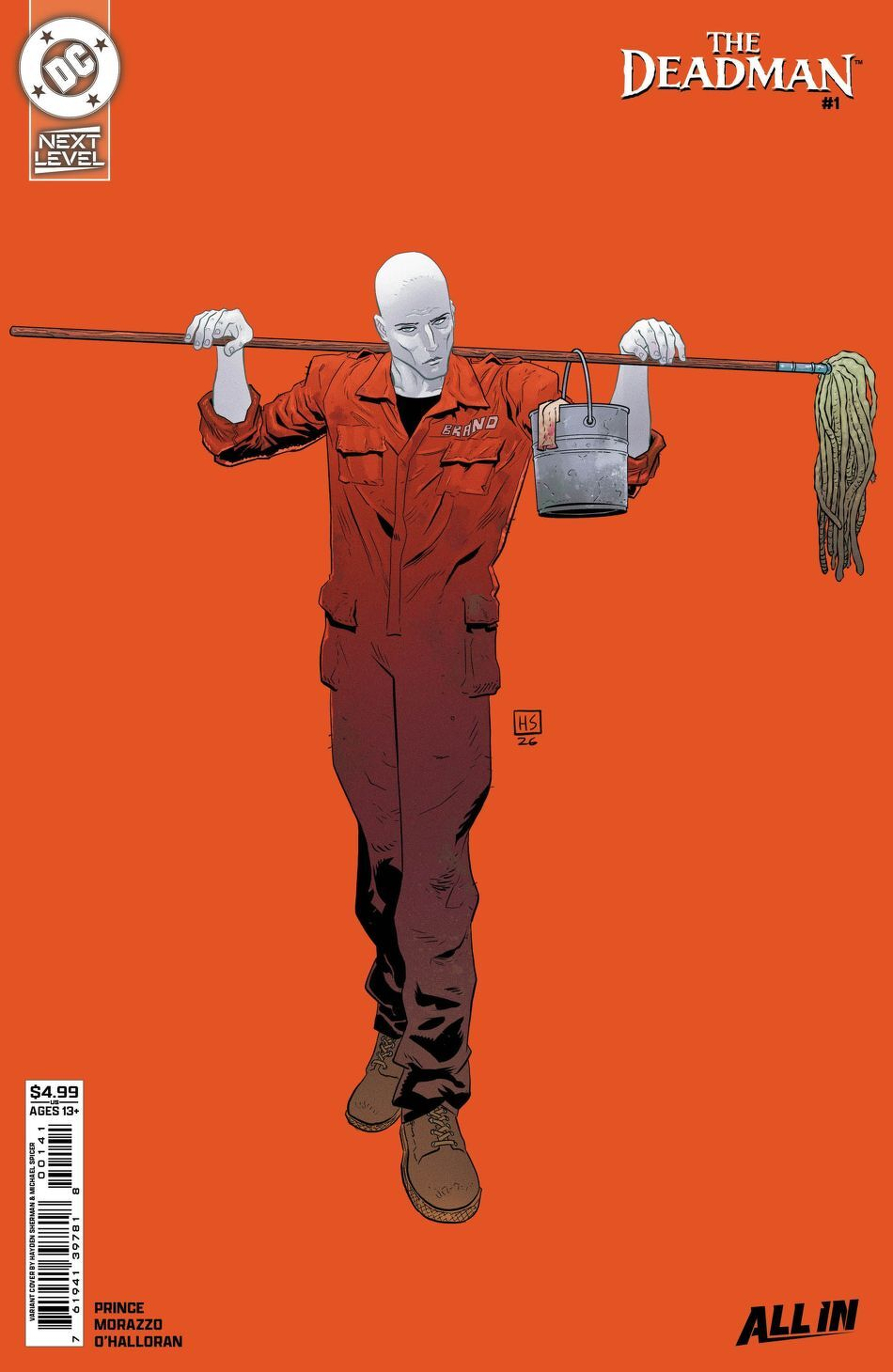 Deadman #1 (Of 6)(Cover D Hayden Sherman Next Level Card Stock Variant)