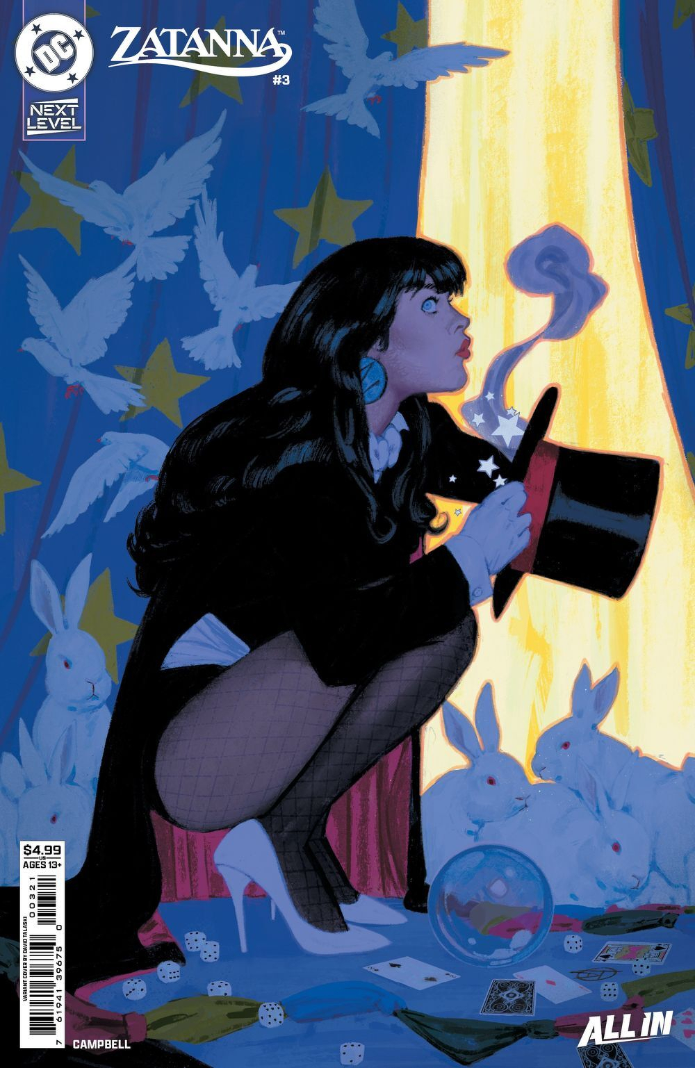 Zatanna (2026) #3 (Cover B David Talaski Card Stock Variant)