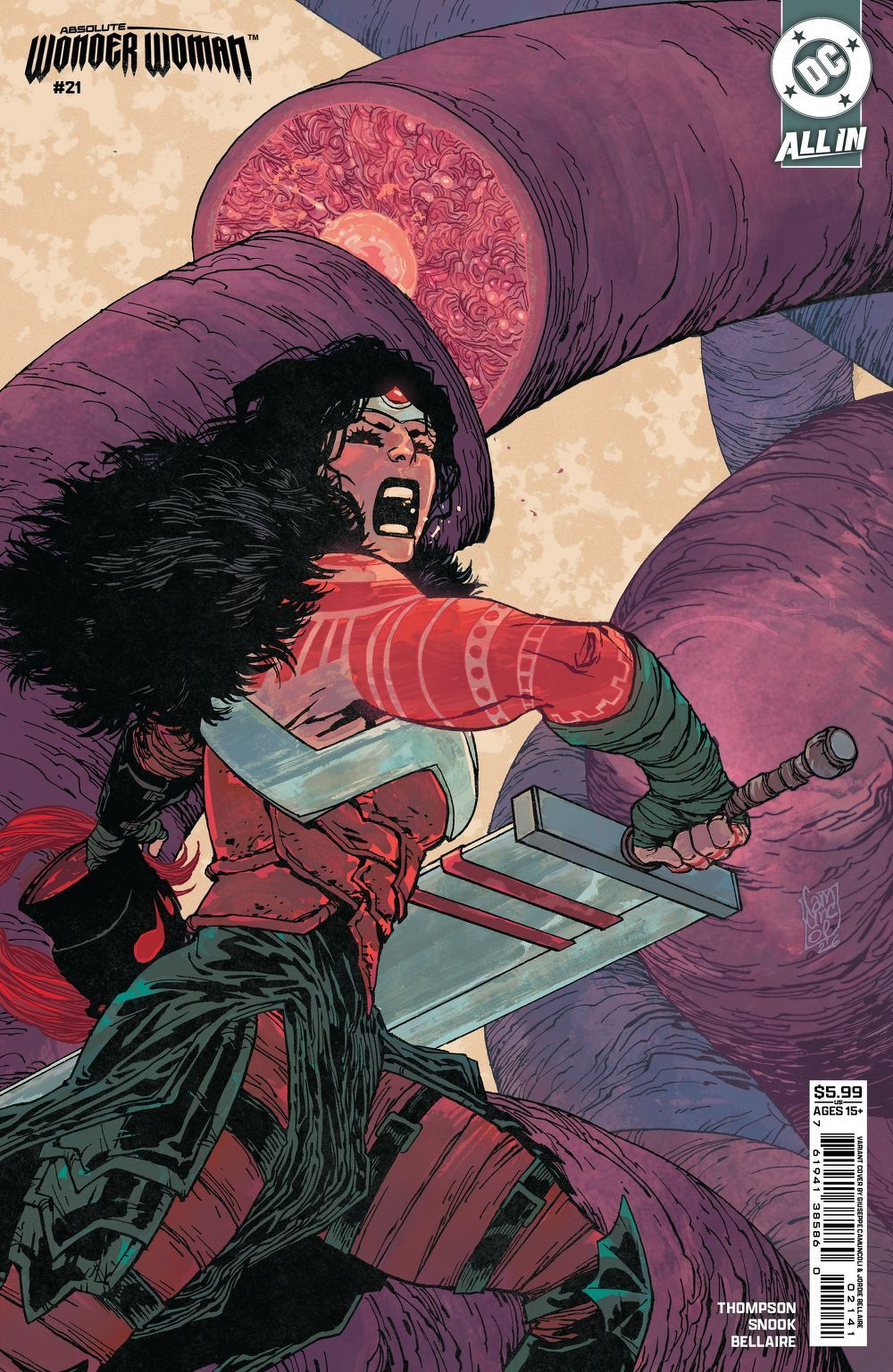 Absolute Wonder Woman #21 (Cover D Giuseppe Camuncoli Card Stock Variant)