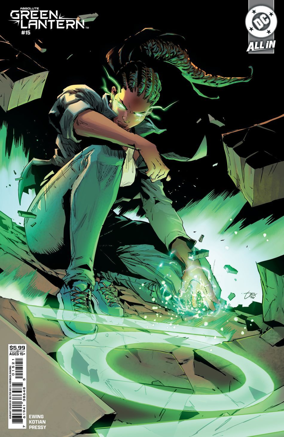 Absolute Green Lantern #15 (Cover B Dexter Soy Card Stock Variant)
