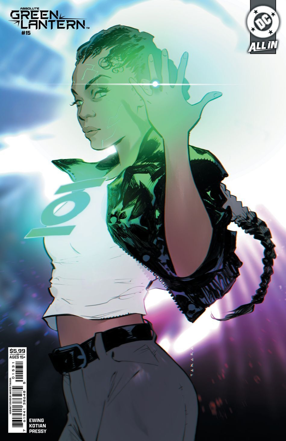 Absolute Green Lantern #15 (Cover C Marcio Takara Card Stock Variant)