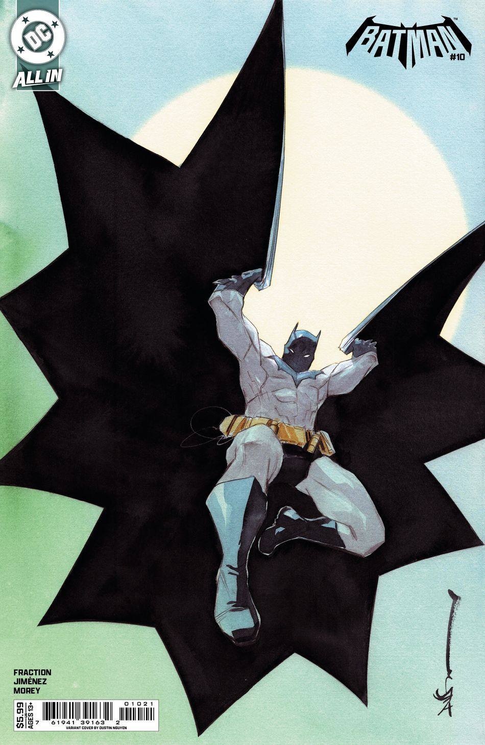 Batman #10 (Cover B Dustin Nguyen Card Stock Variant)