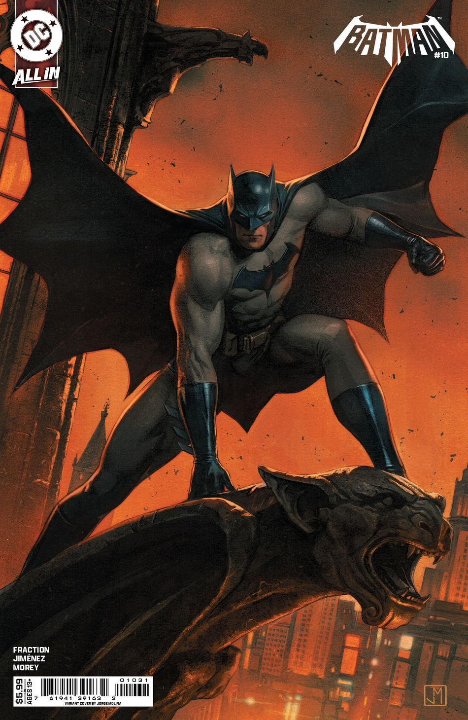 Batman #10 (Cover C Jorge Molina Card Stock Variant)