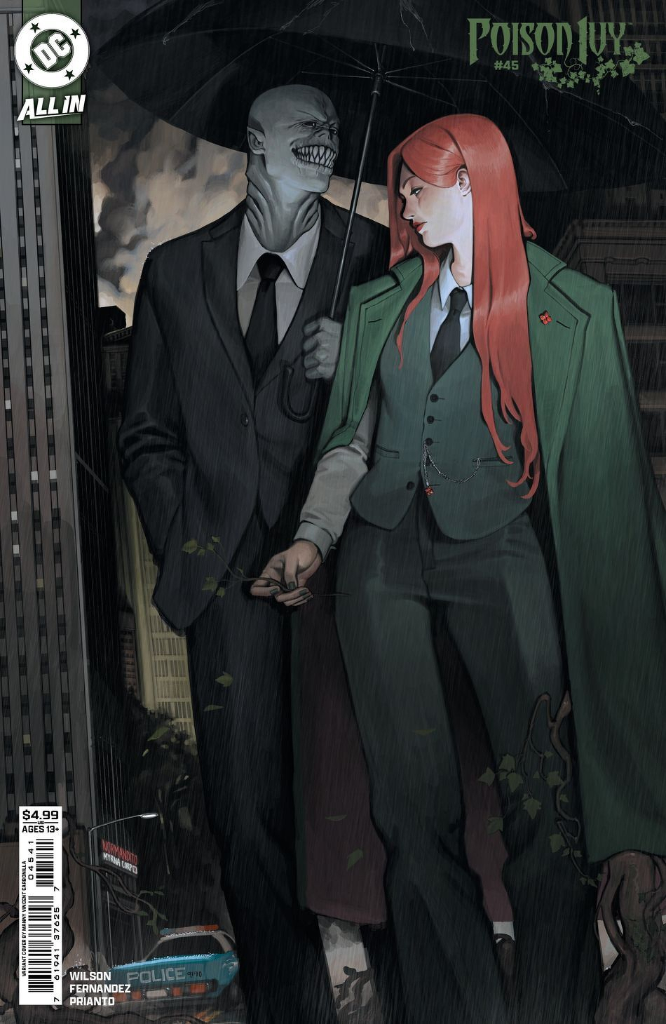 Poison Ivy #45 (Cover D Manny Vincent Carbonilla Card Stock Variant)