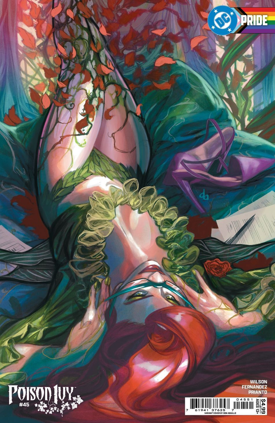 Poison Ivy #45 (Cover E Don Aguillo DC Pride Card Stock Variant)