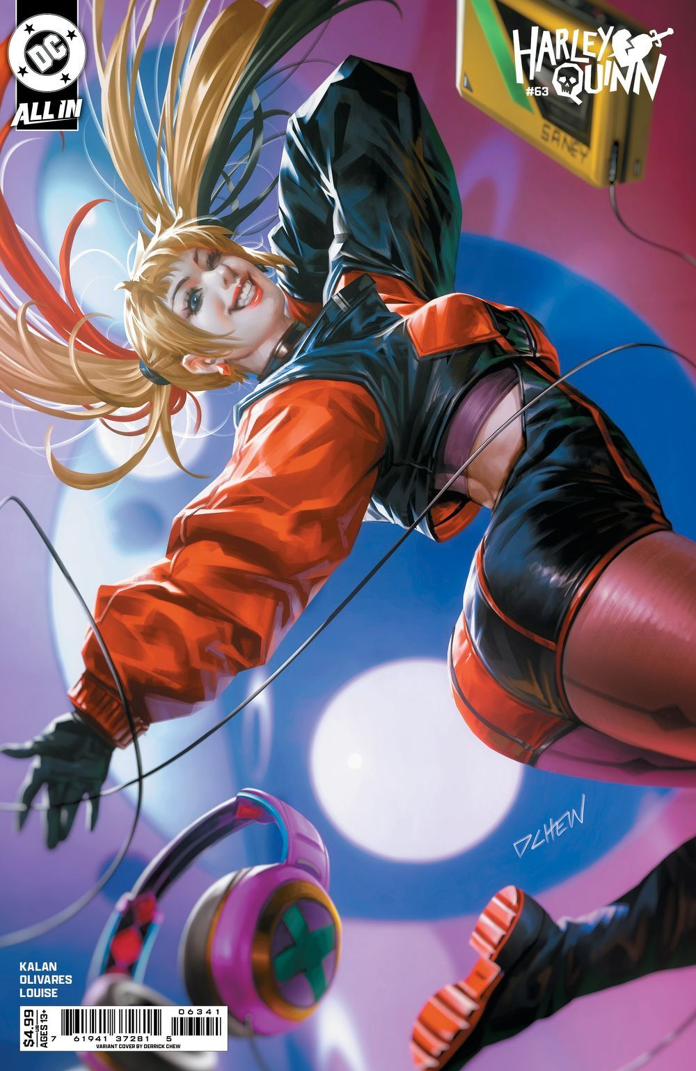 Harley Quinn #63 (Cover D Derrick Chew Card Stock Variant)
