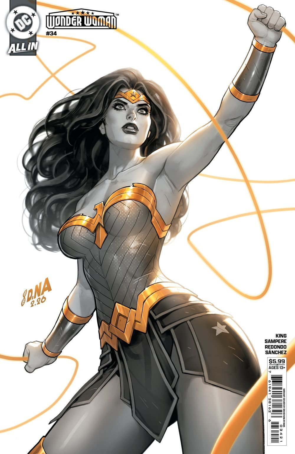 Wonder Woman #34 (Cover B David Nakayama Card Stock Variant)