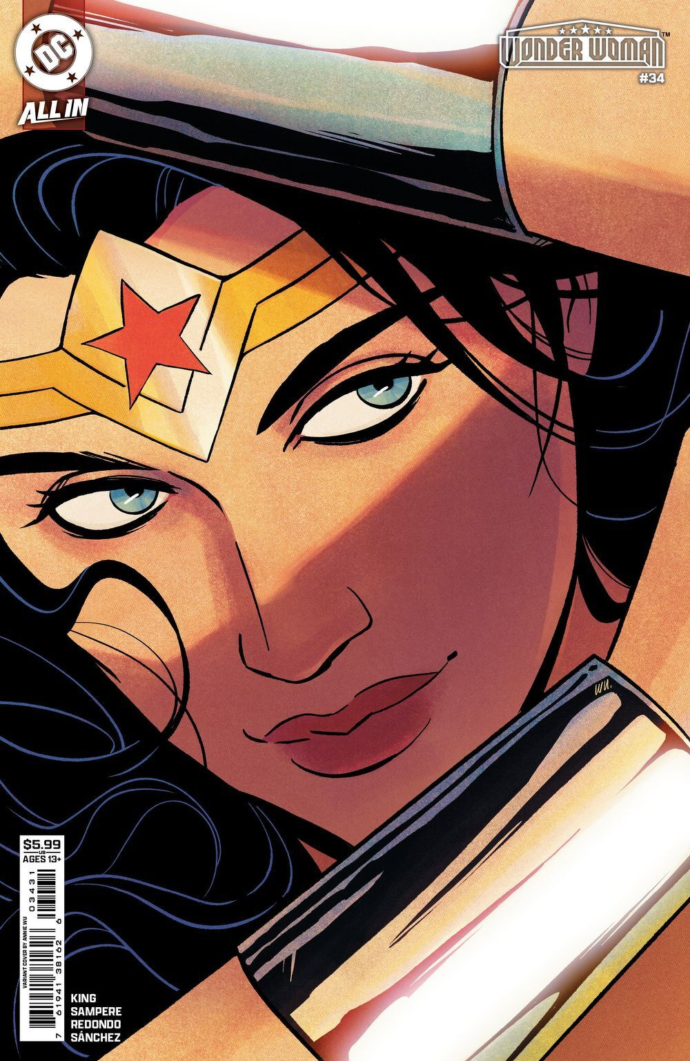 Wonder Woman #34 (Cover C Annie Wu Card Stock Variant)
