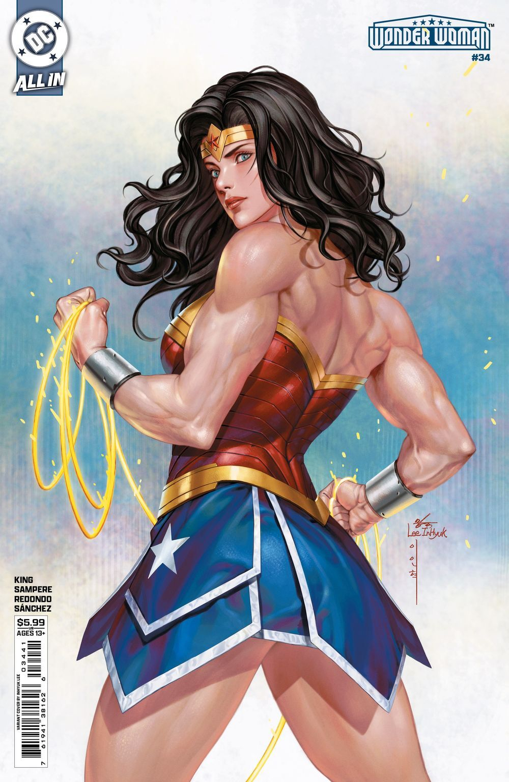 Wonder Woman #34 (Cover D Inhyuk Lee Card Stock Variant)