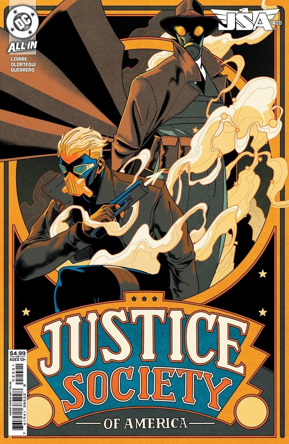 JSA #20 (Cover B Matt Taylor Card Stock Variant)