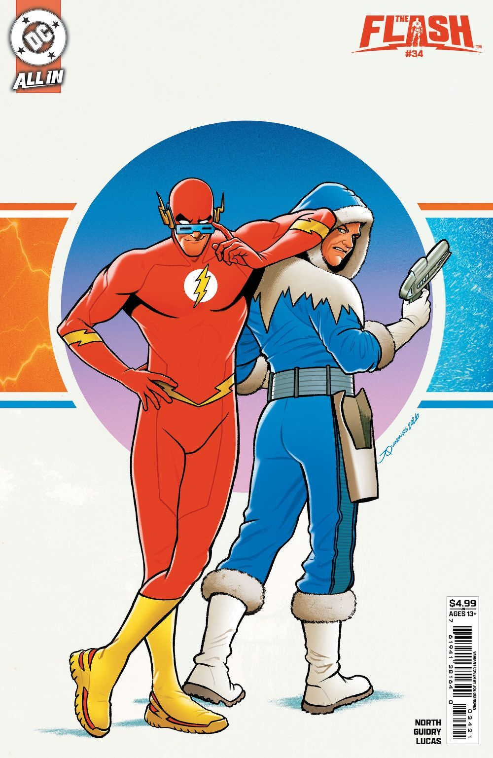 Flash #34 (Cover B Joe Quinones Card Stock Variant)