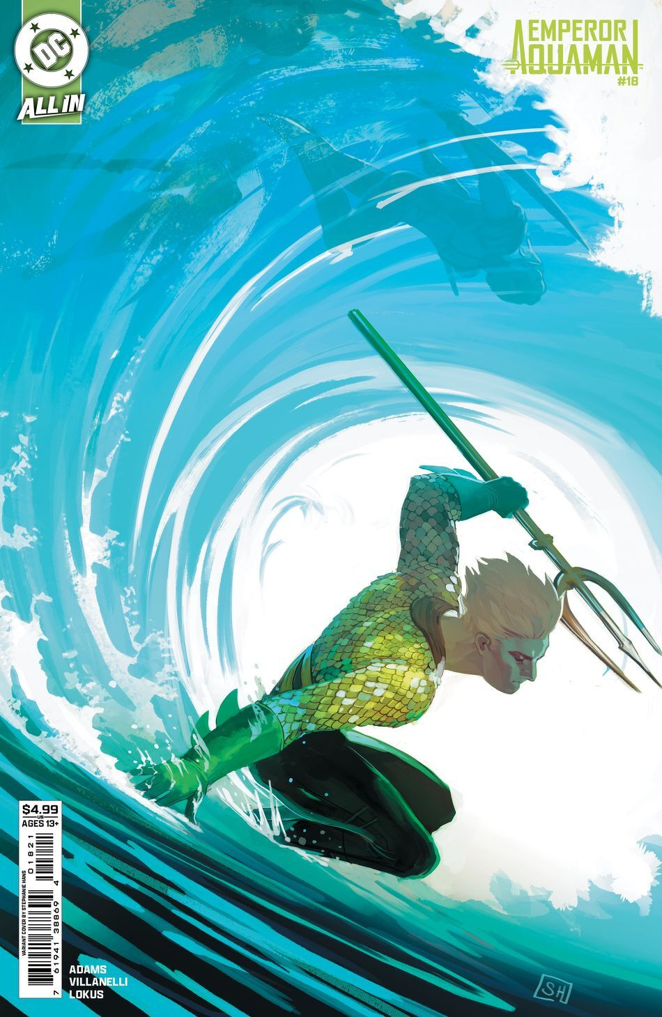 Emperor Aquaman #18 (Cover B Stephanie Hans Card Stock Variant)