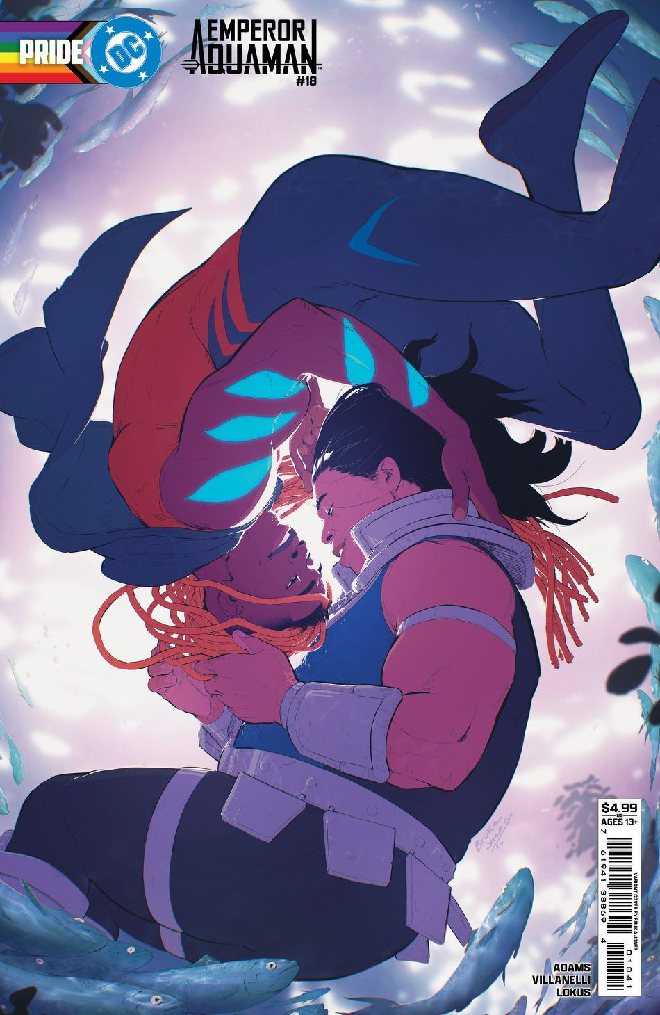 Emperor Aquaman #18 (Cover D Bruka Jones DC Pride Card Stock Variant)