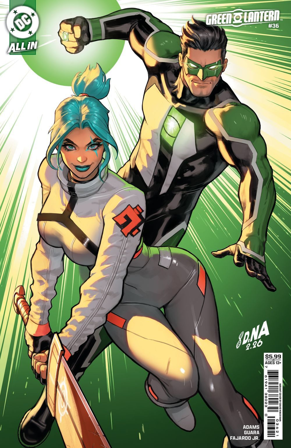 Green Lantern #36 (Cover B David Nakayama Card Stock Variant)