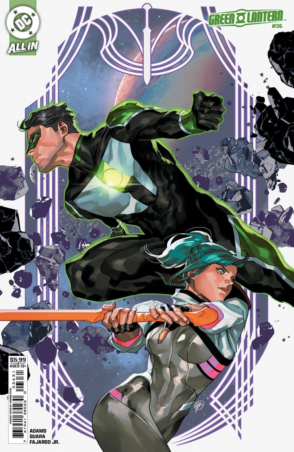 Green Lantern #36 (Cover C Yasmine Putri Card Stock Variant)