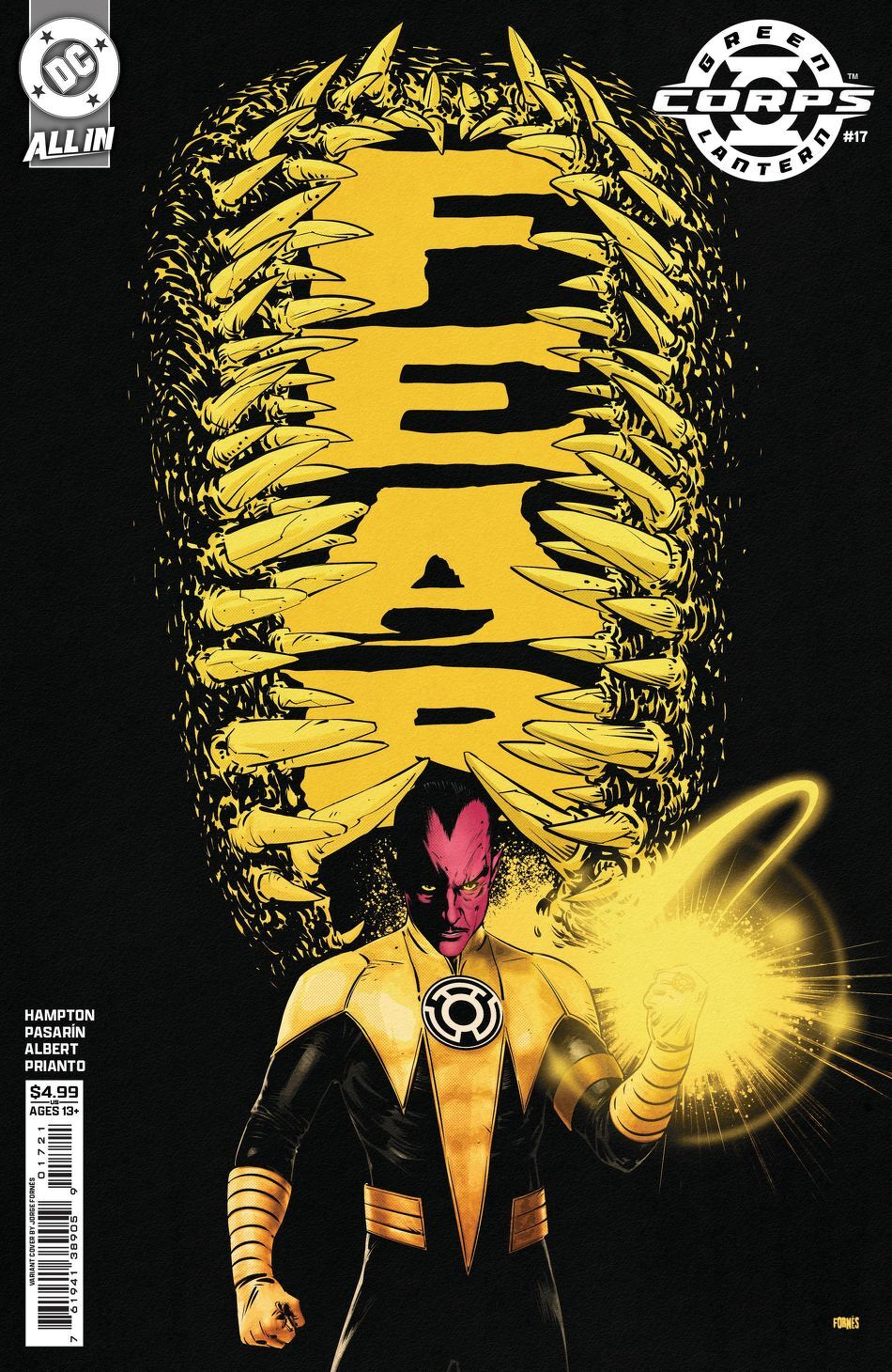 Green Lantern Corps #17 (Cover B Jorge Fornes Card Stock Variant)