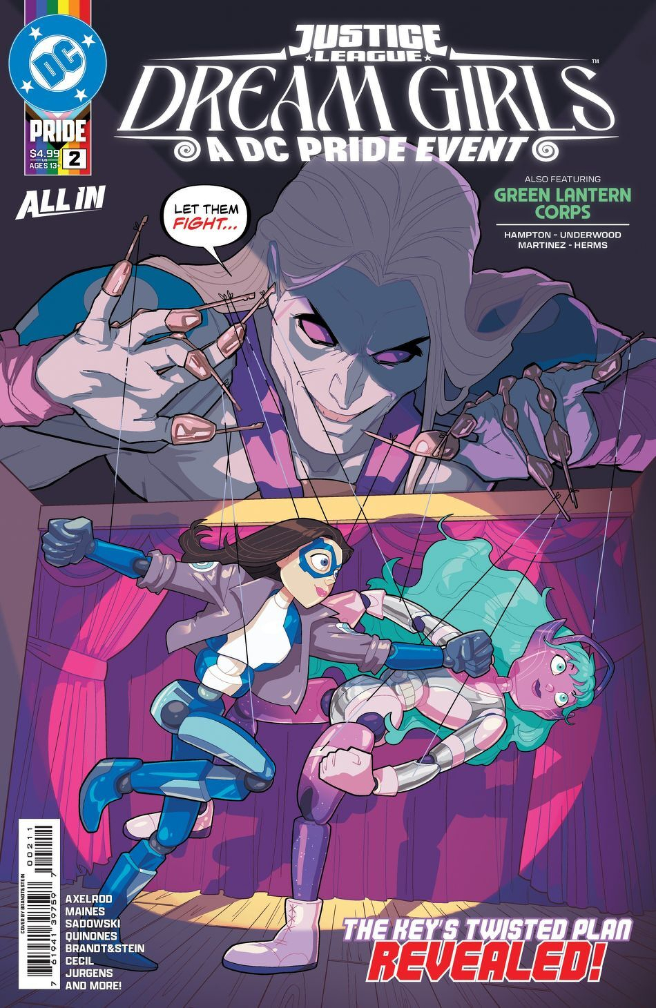 Justice League Dream Girls A DC Pride Event #2 (Of 4)(Cover A Brandt&Stein)