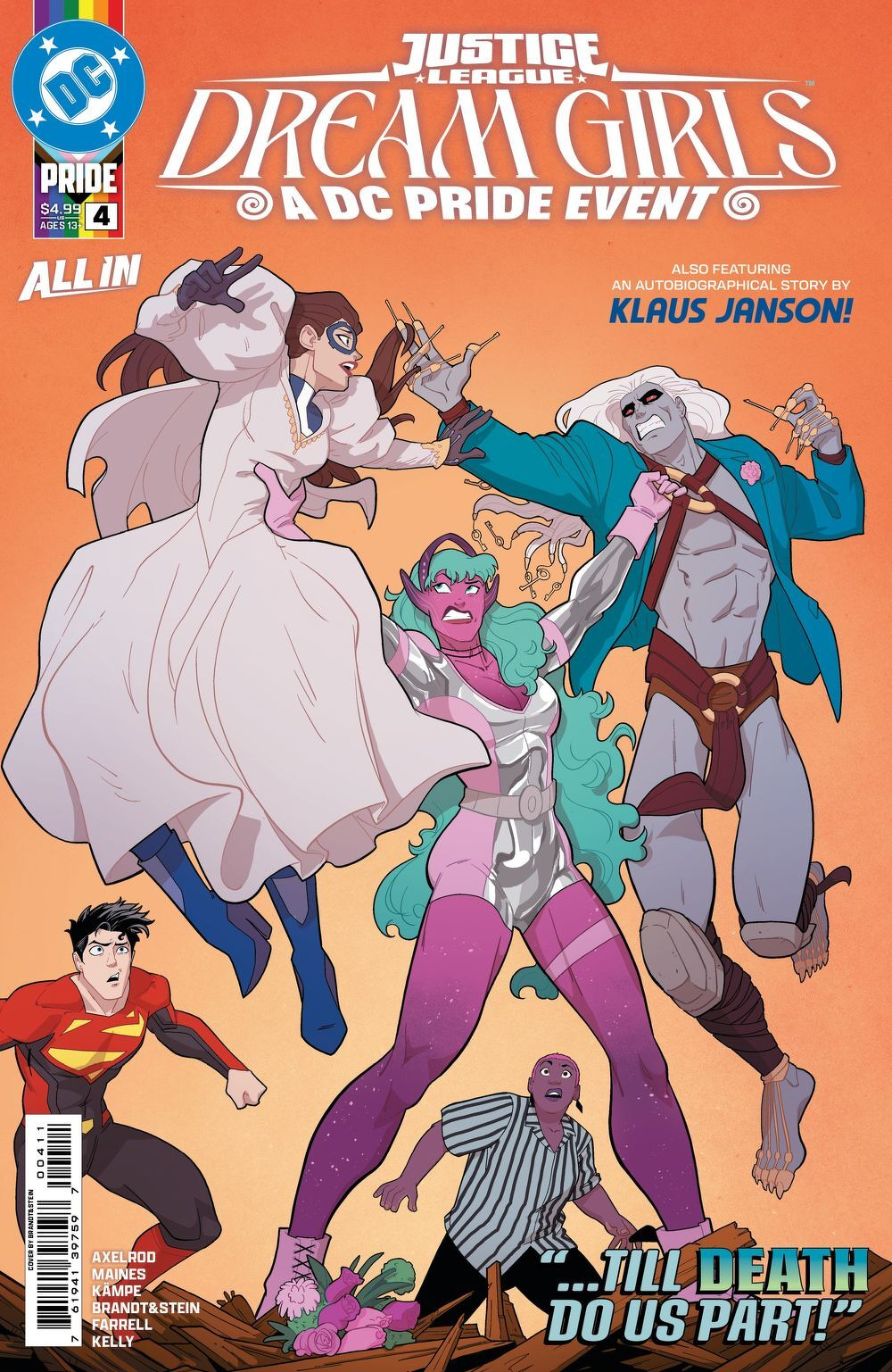 Justice League Dream Girls A DC Pride Event #4 (Of 4)(Cover A Brandt&Stein)