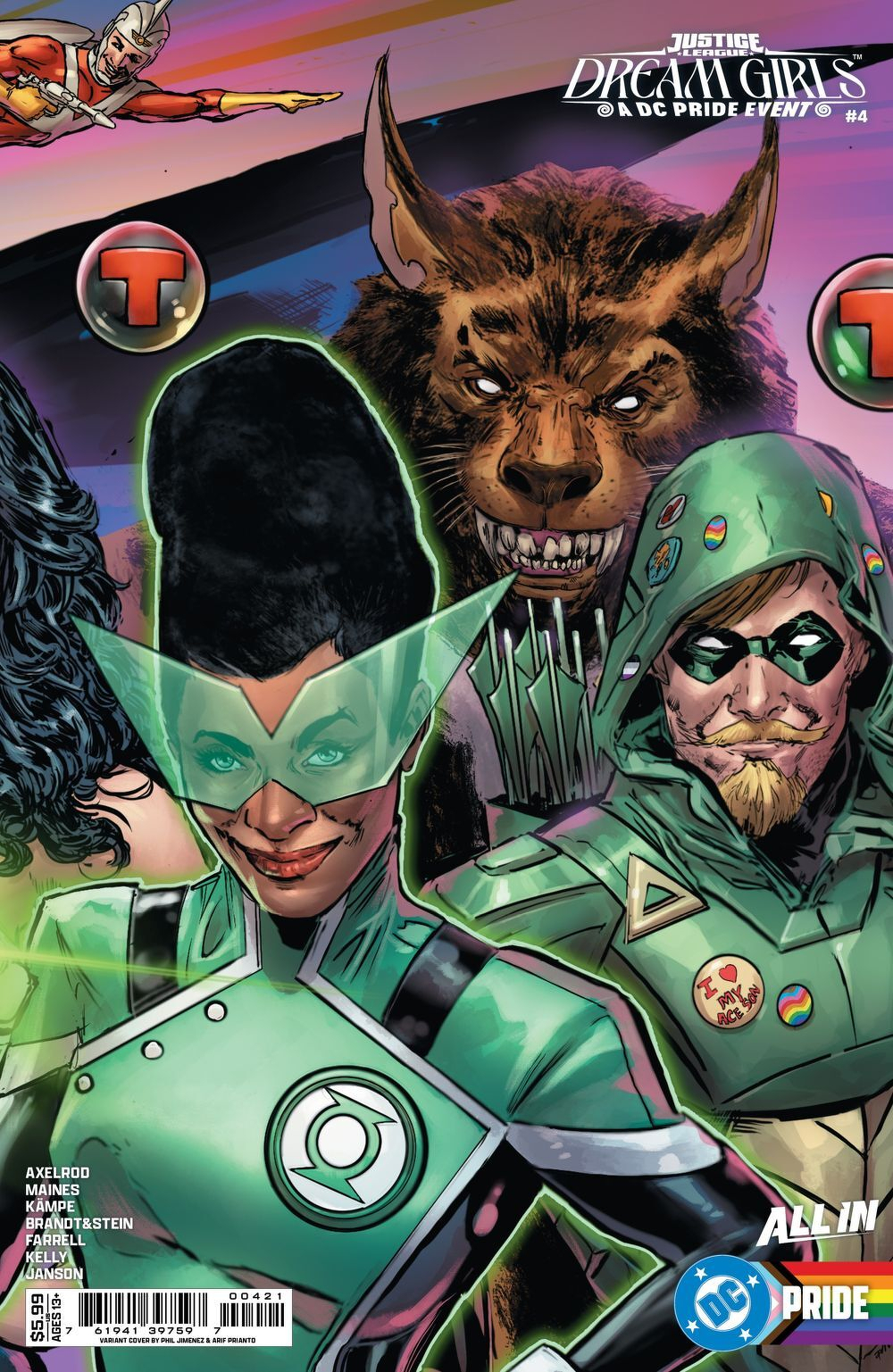 Justice League Dream Girls A DC Pride Event #4 (Of 4)(Cover B Phil Jimenez Connecting Card Stock Variant)