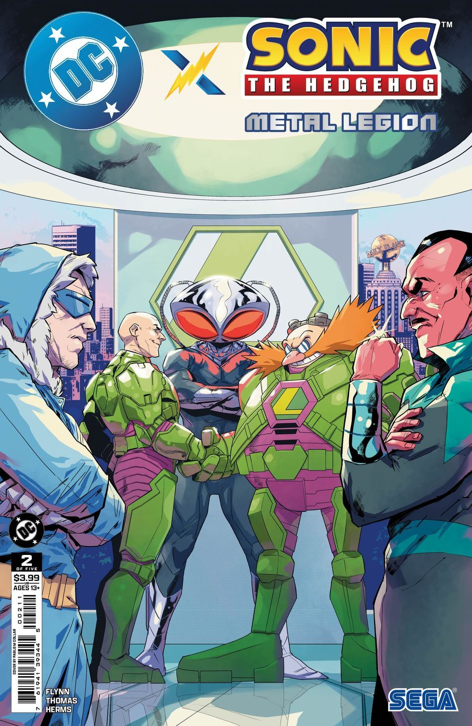 DC x Sonic The Hedgehog The Metal Legion #2 (Of 5)(Cover A Pablo M. Collar)
