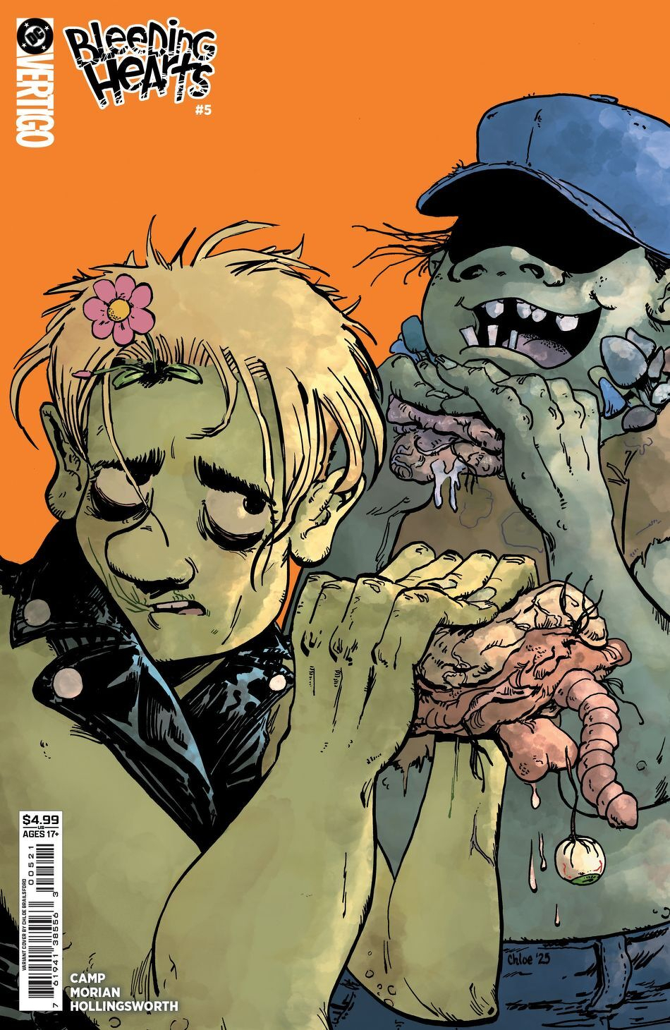 Bleeding Hearts #5 (Cover B Chloe Brailsford Card Stock Variant)