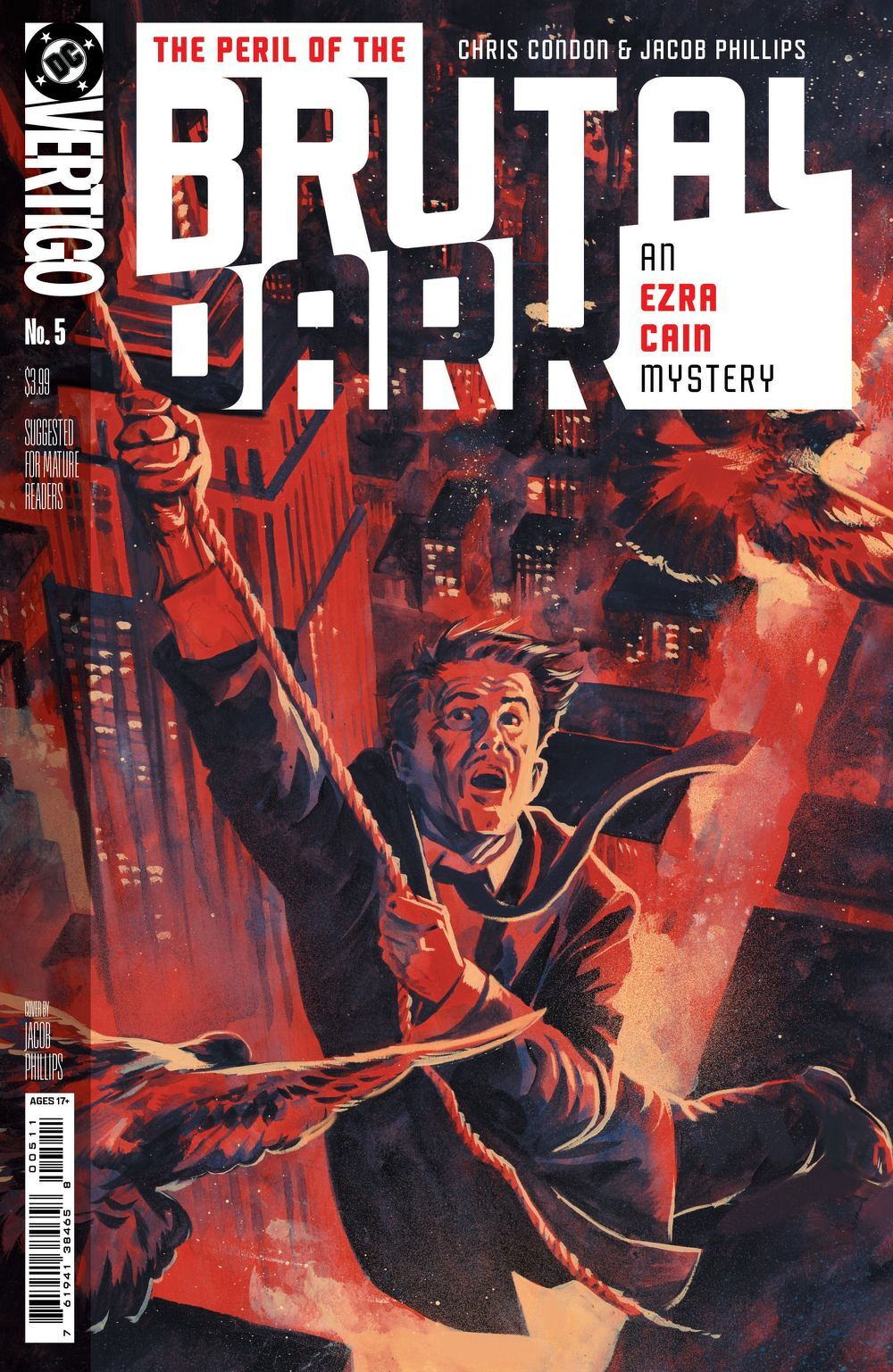 Peril Of The Brutal Dark An Ezra Cain Mystery #5 (Of 6)(Cover A Jacob Phillips)