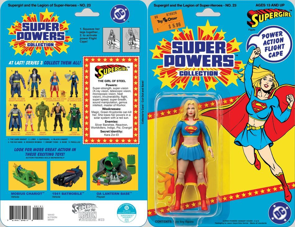 Supergirl And The Legion Of Super Heroes #23 Facsimile Edition (Cover B Jason Geyer & Alex Saviuk Supergirl Super Powers Card Stock Variant) (find on eBay)
