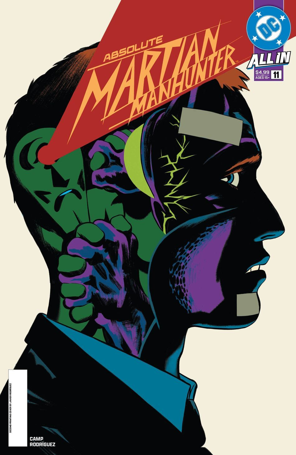 Absolute Martian Manhunter #11 (2nd Printing Javier Rodriguez Logo Color Variant)