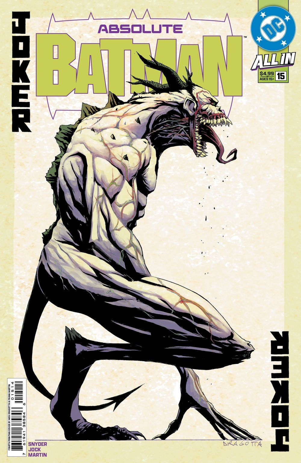 Absolute Batman #15 (4th Printing Cover A Nick Dragotta)(find on eBay)