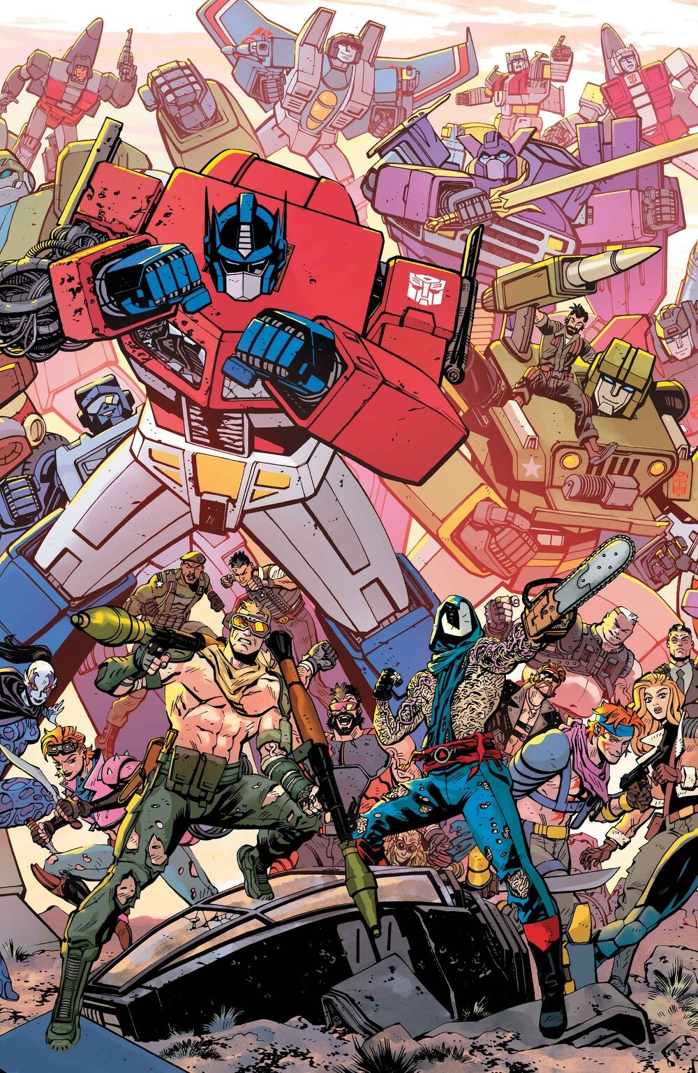 G.I. Joe #23 (Cover F Tom Reilly & Adriano Lucas Transformers Energon Universe 3rd Anniversary Variant)(find on eBay)