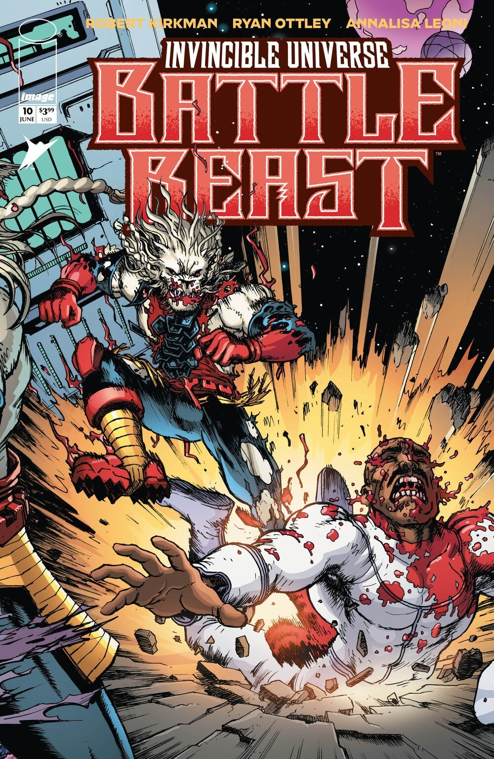 Invincible Universe Battle Beast #10 (Cover C Chris Burnham & Brian Reber)