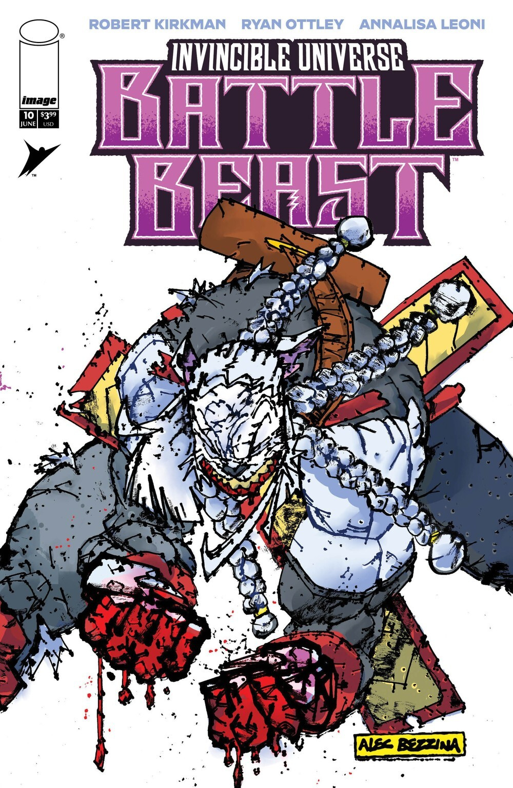 Invincible Universe Battle Beast #10 (Cover F Alec Bezzina)