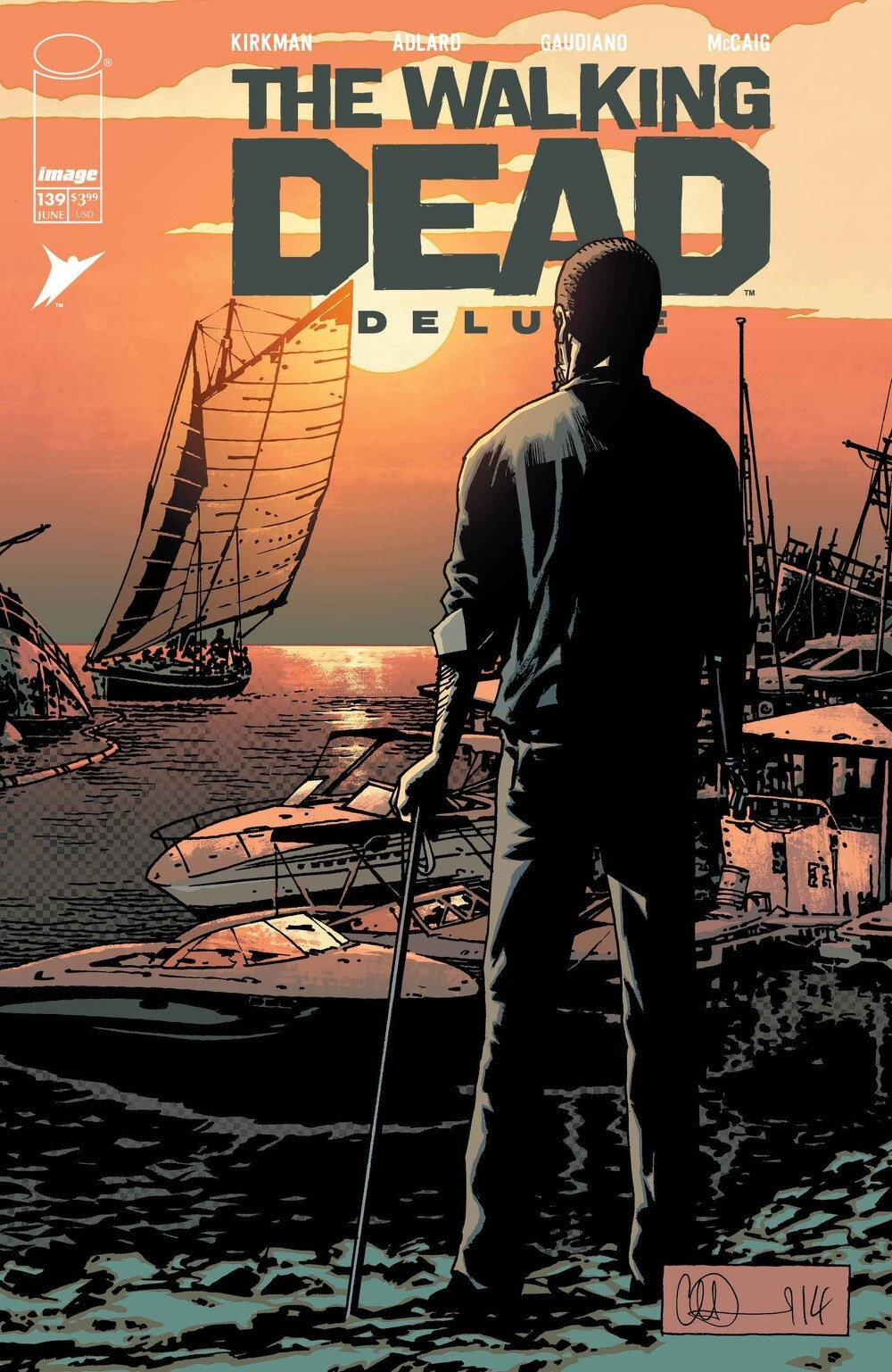 Walking Dead Deluxe #139 (Cover B Charlie Adlard & Mave McCaig)(find on eBay)