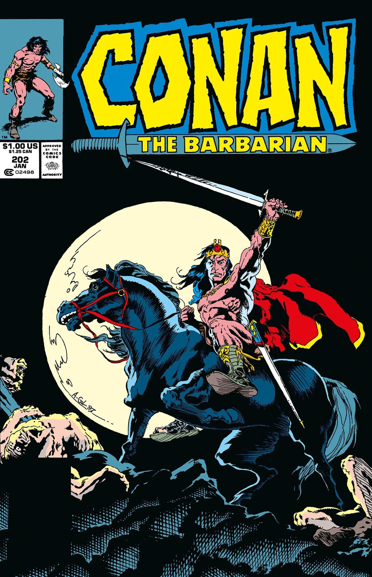 Conan The Barbarian The Original Comics Omnibus Volume 8 HC (Cover B Armando Gil Direct Market Variant)