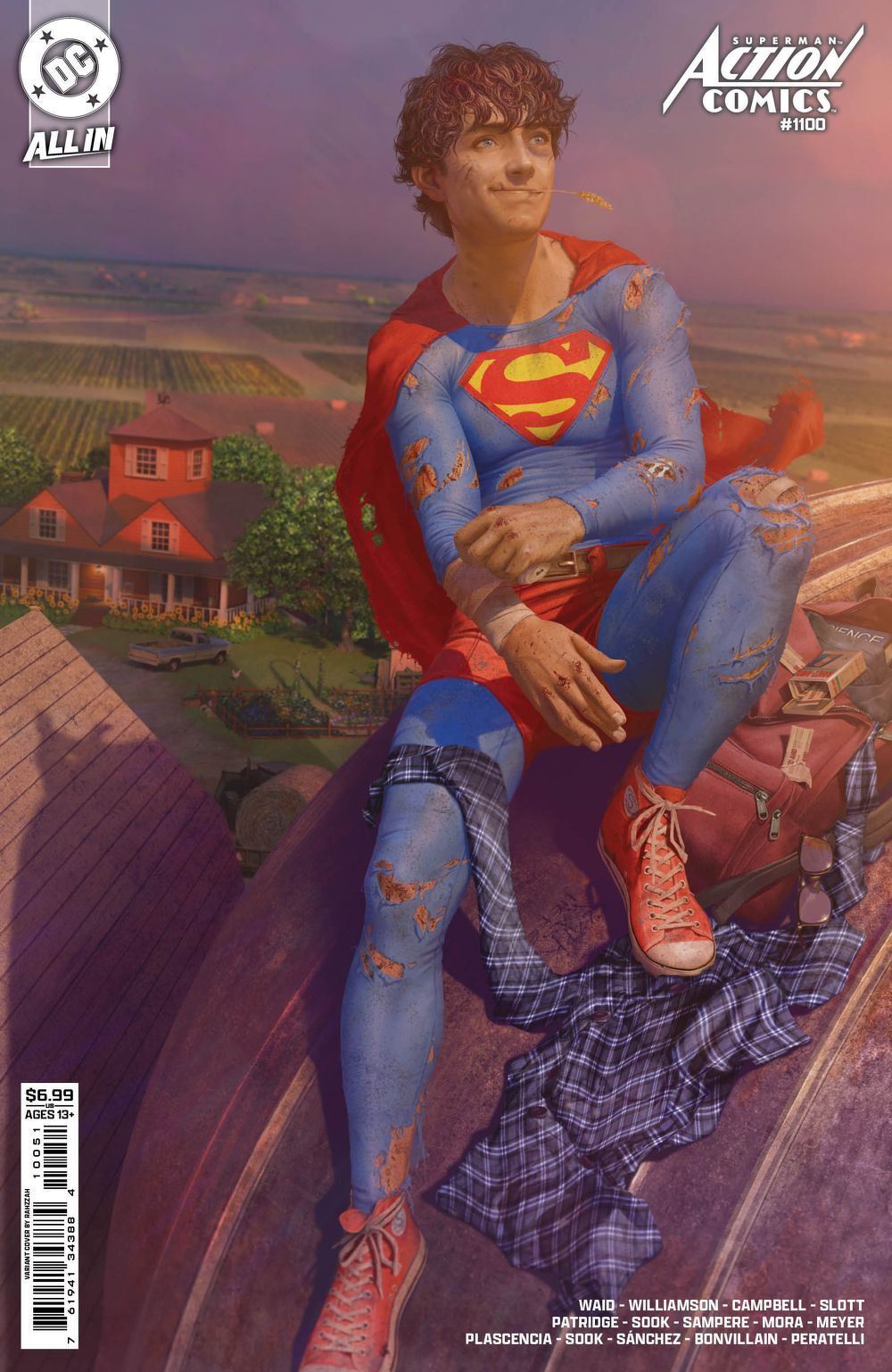 Action Comics #1100 (Cover E Rahzzah Card Stock Variant (DC K.O.)