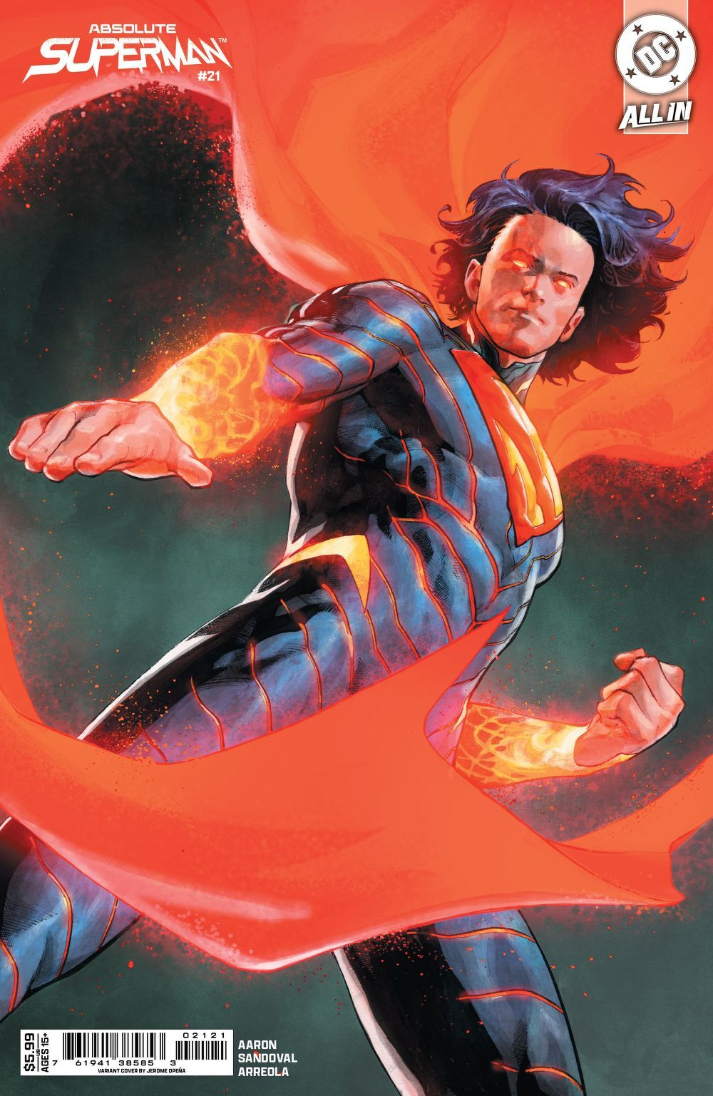Absolute Superman #21 (Cover B Jerome Opena Card Stock Variant)