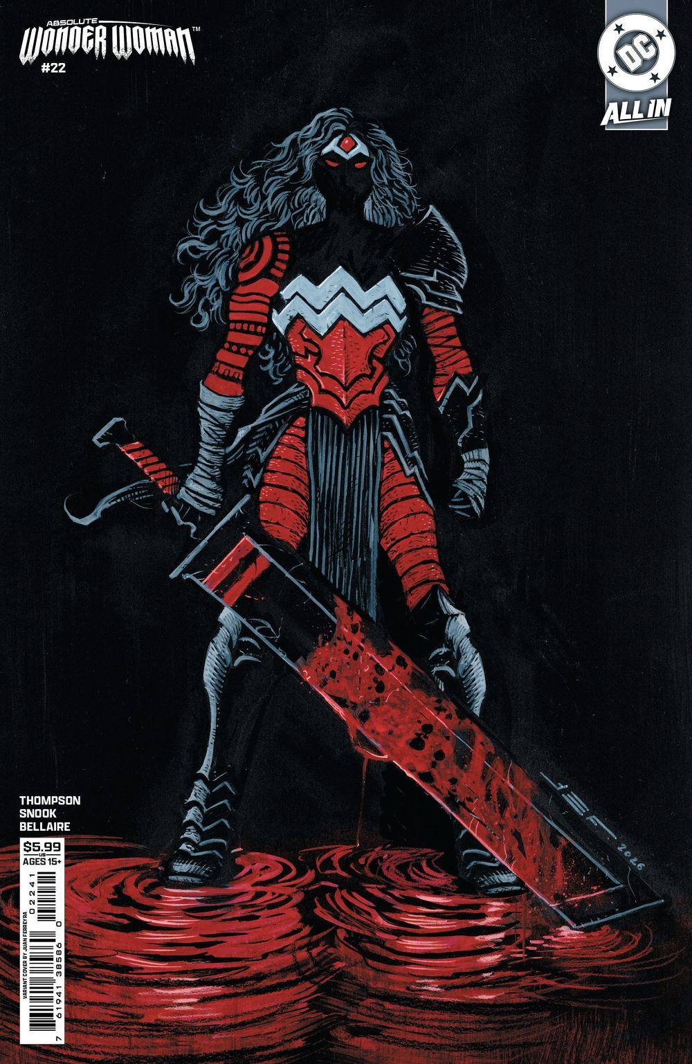 Absolute Wonder Woman #22 (Cover D Juan Ferreyra Card Stock Variant)