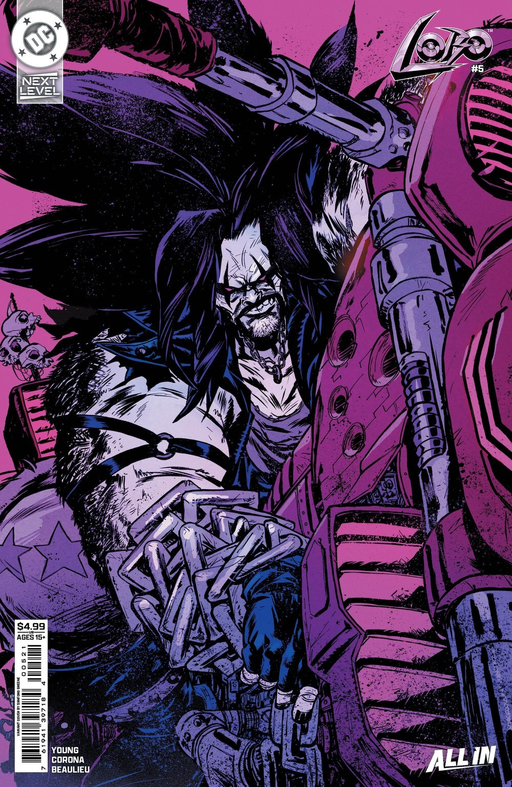 Lobo #5 (Cover B Sanford Greene Card Stock Variant)