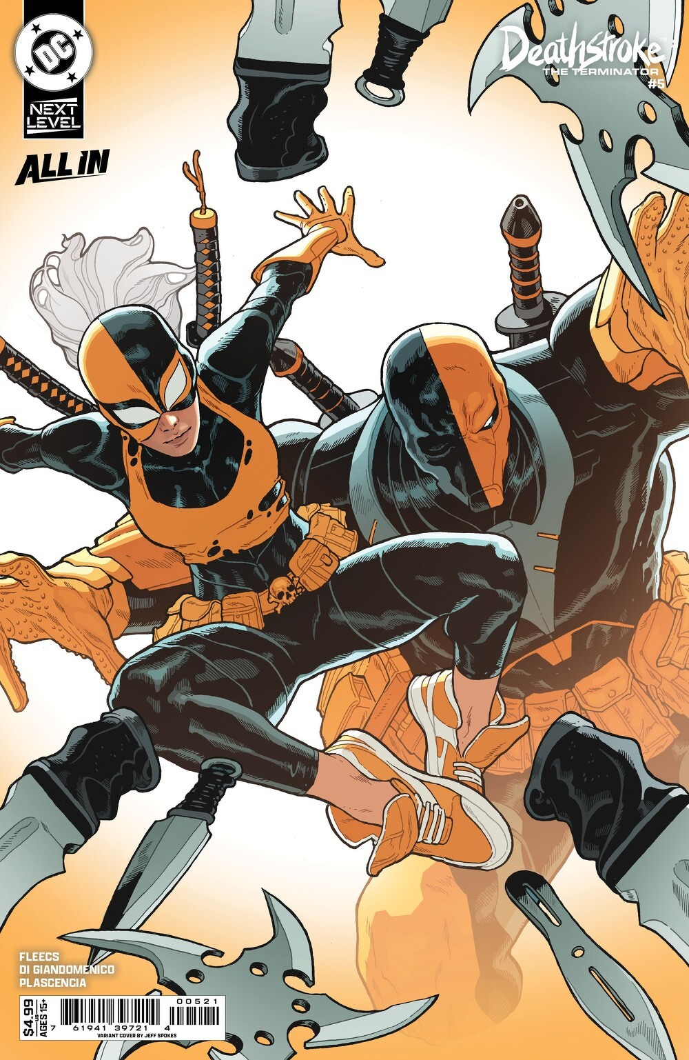 Deathstroke The Terminator #5 (Cover B Jeff Spokes Card Stock Variant)