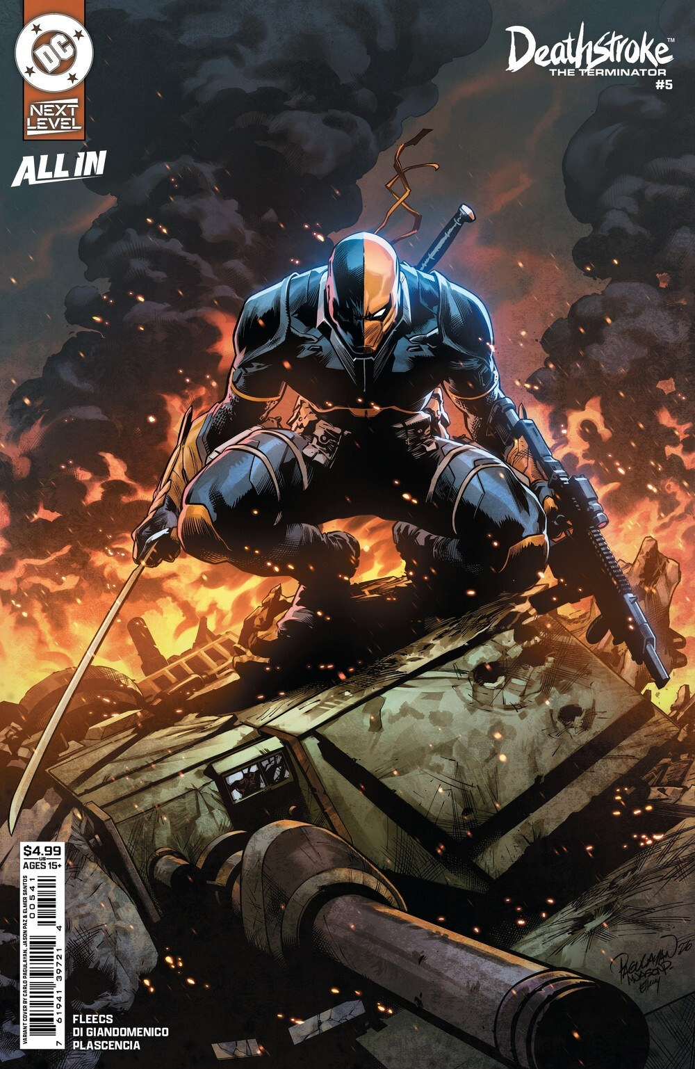 Deathstroke The Terminator #5 (Cover D Carlo Pagulayan Card Stock Variant)