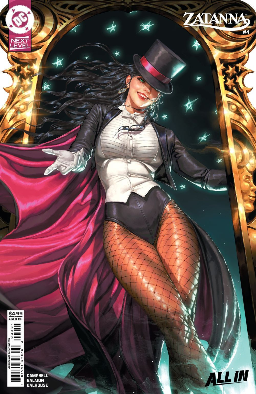 Zatanna #4 (Cover C Kyuyong Eom Card Stock Variant)