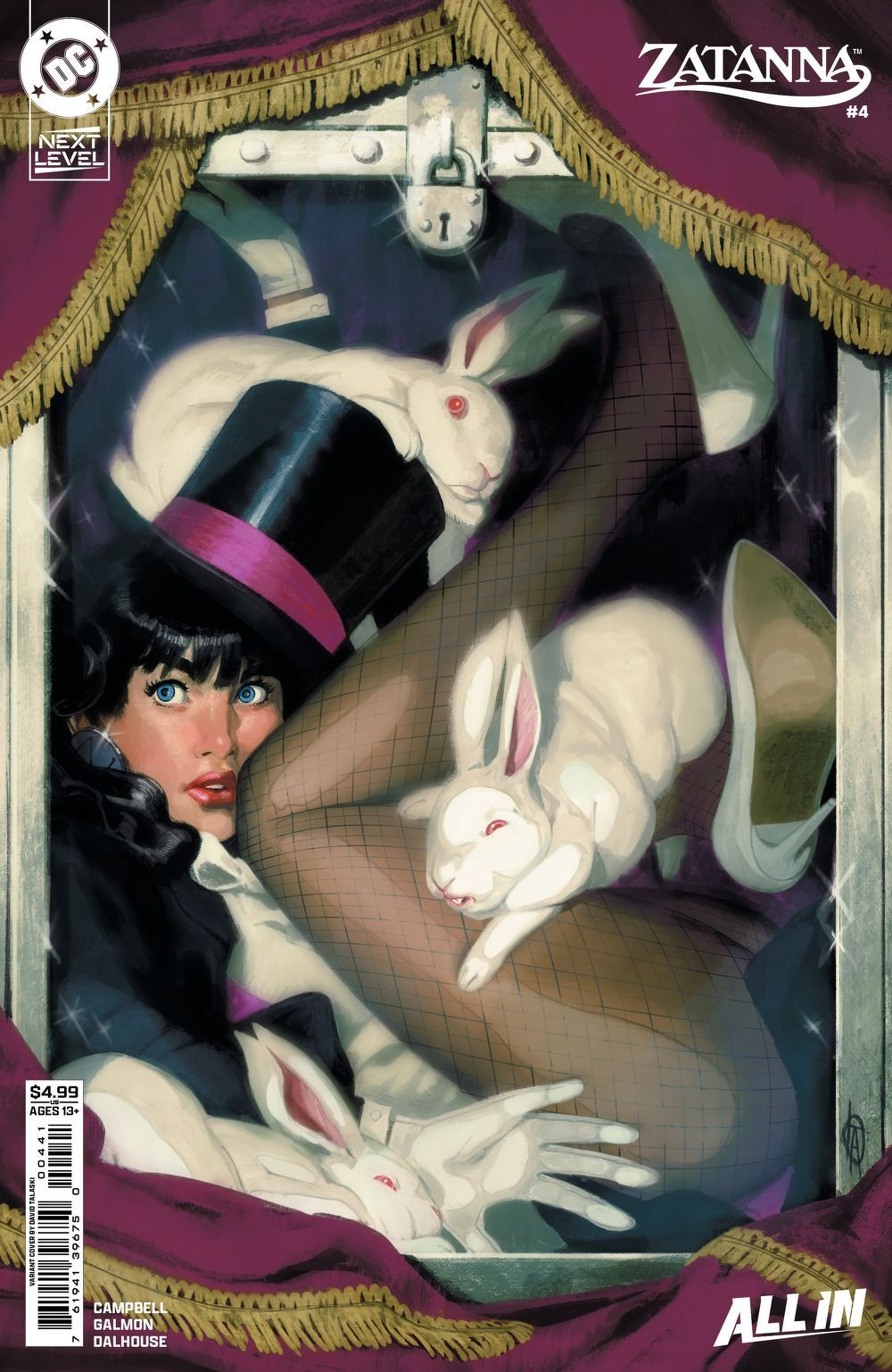 Zatanna #4 (Cover D David Talaski Card Stock Variant)