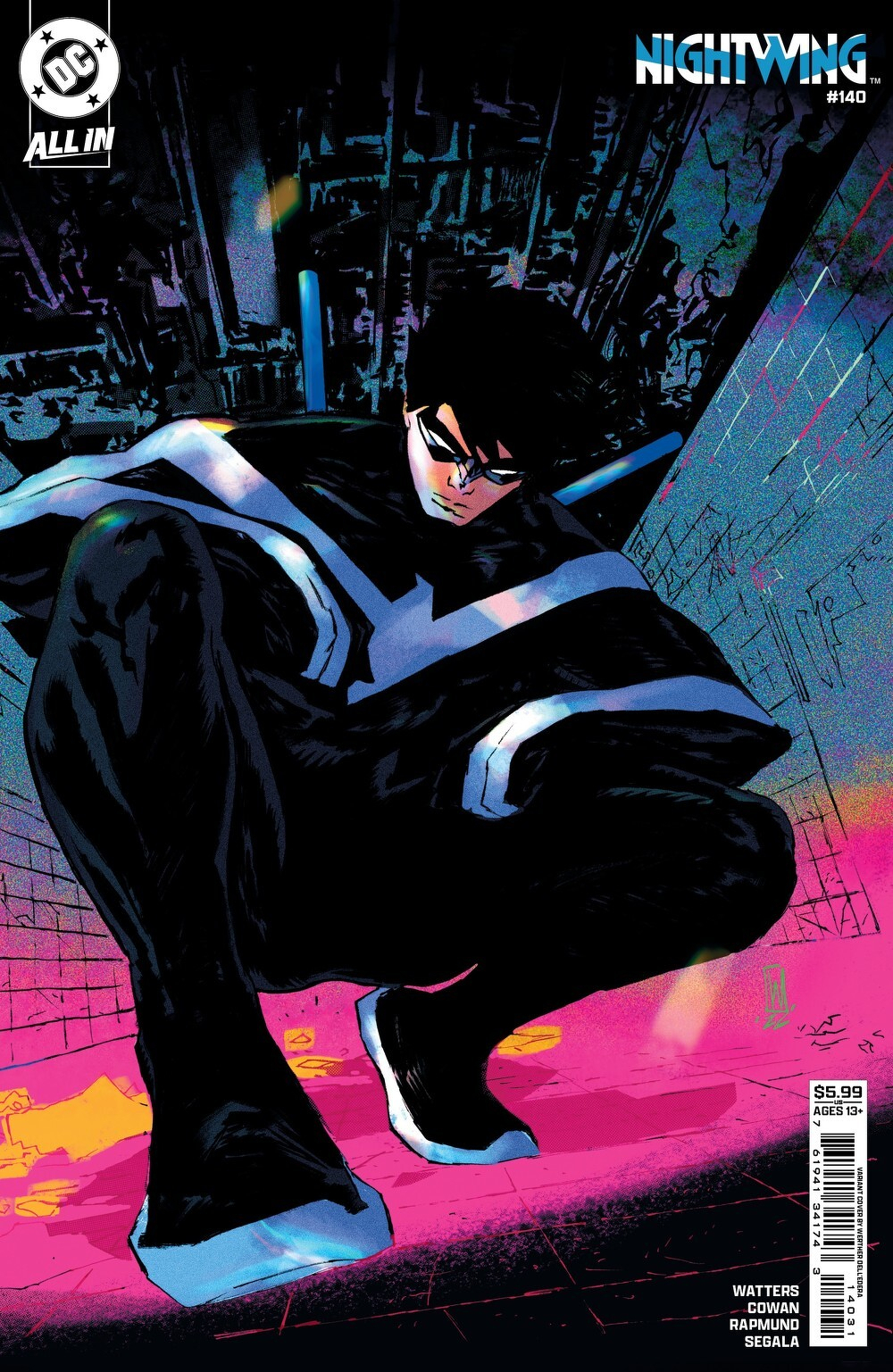 Nightwing #140 (Cover C Werther Dell Edera Card Stock Variant)