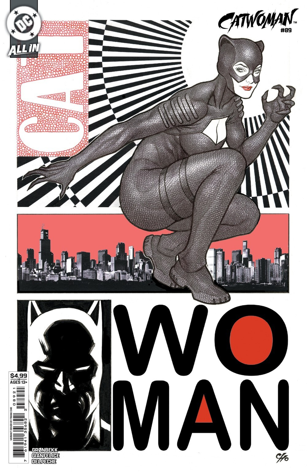 Catwoman #89 (Cover B Frank Cho Card Stock Variant)